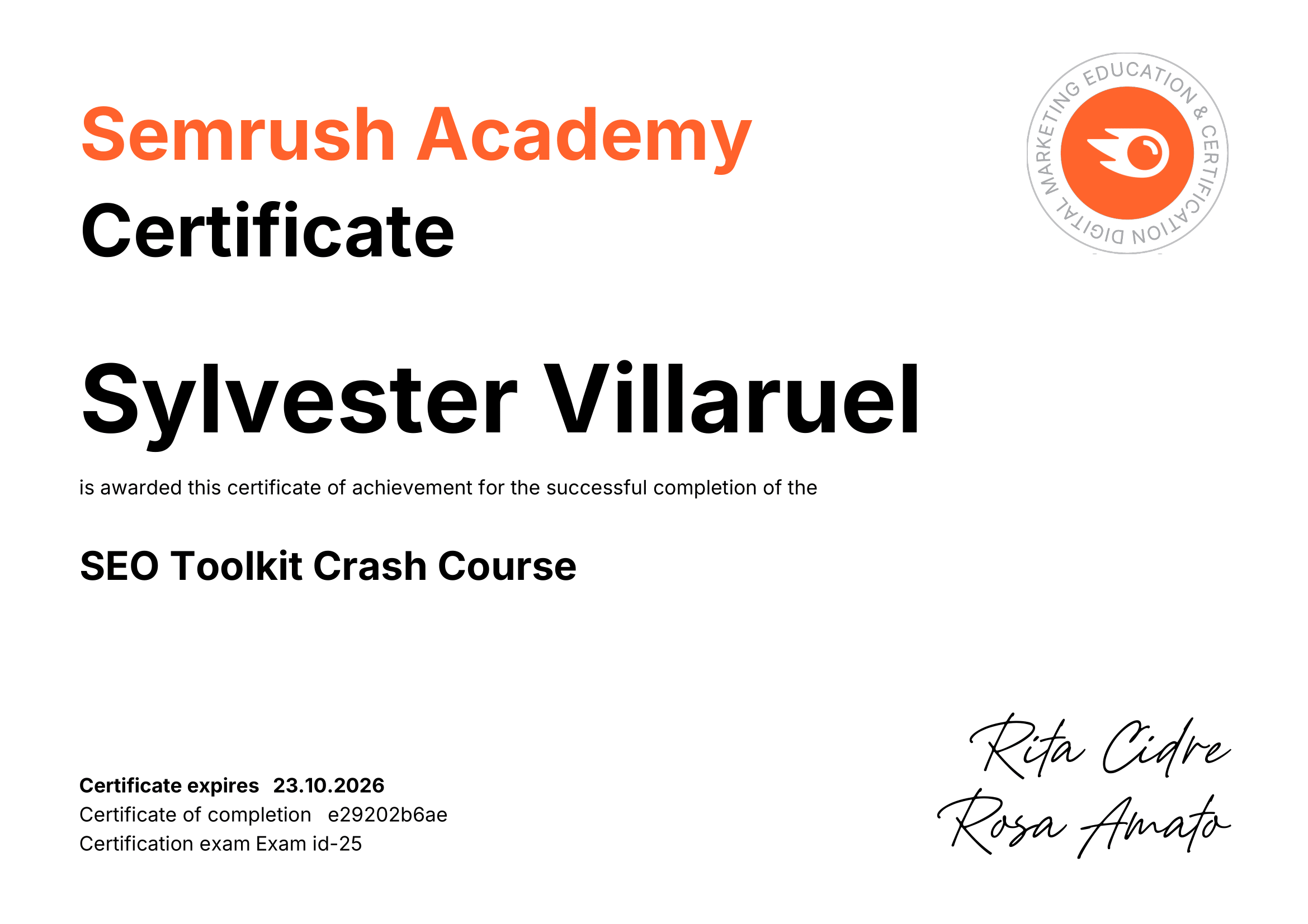 SEO Toolkit Crash Course